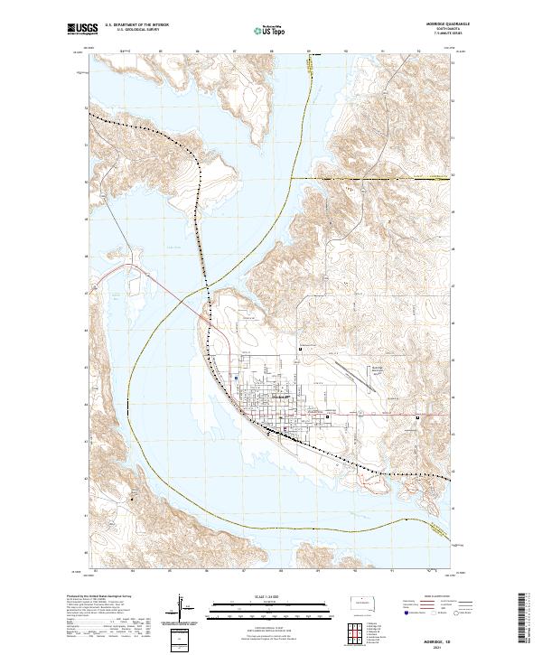 Mobridge topographic map thumbnail