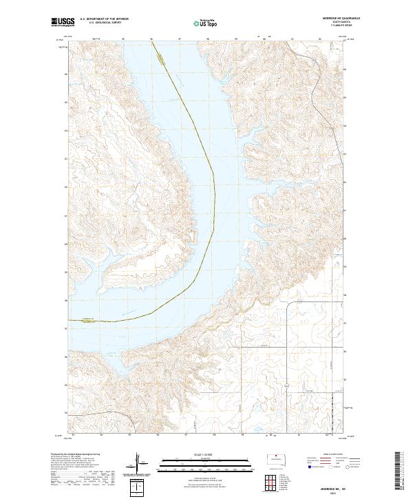 Mobridge NE topographic map thumbnail