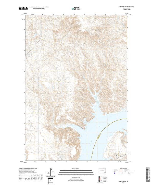 Mobridge NW topographic map thumbnail
