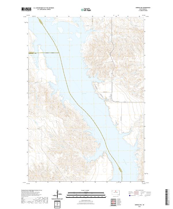 Moreau NE topographic map thumbnail