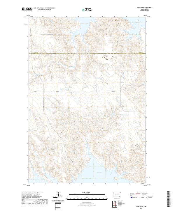 Moreau NW topographic map thumbnail