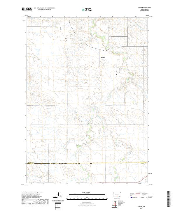 Mosher topographic map thumbnail
