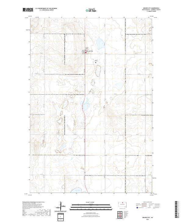 Mound City topographic map thumbnail