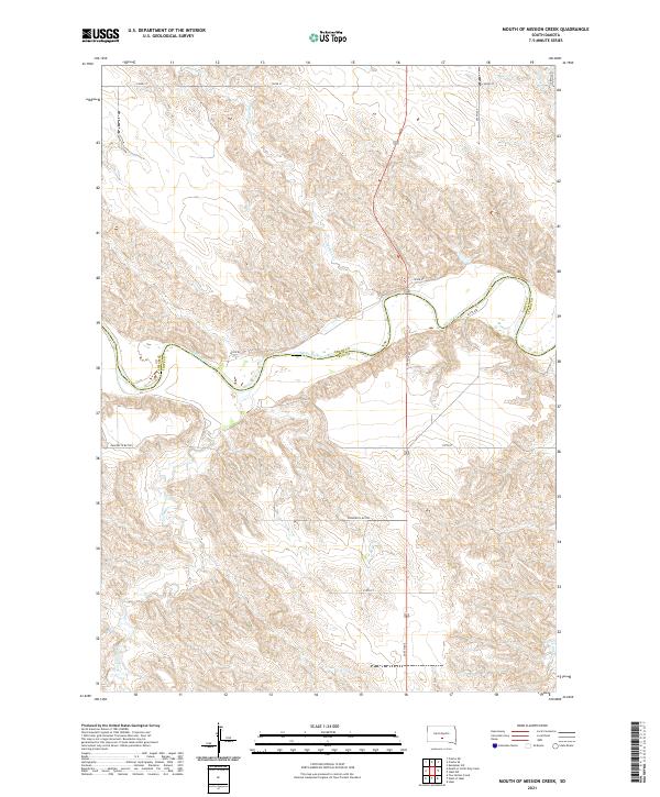 Mouth of Mission Creek topographic map thumbnail