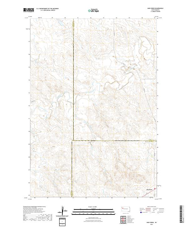 Mud Creek topographic map thumbnail
