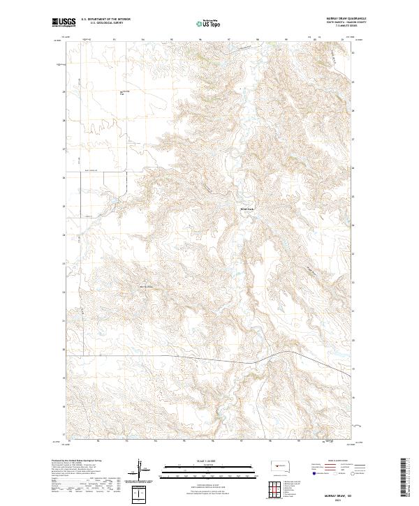 Murray Draw topographic map thumbnail