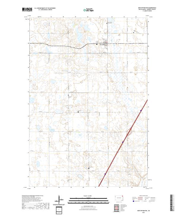 New Effington topographic map thumbnail