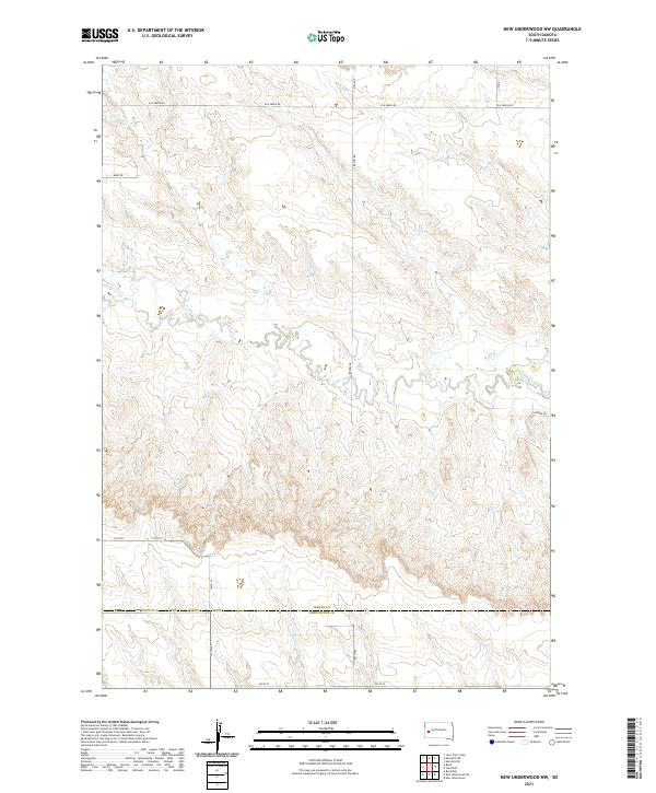 New Underwood NW topographic map thumbnail