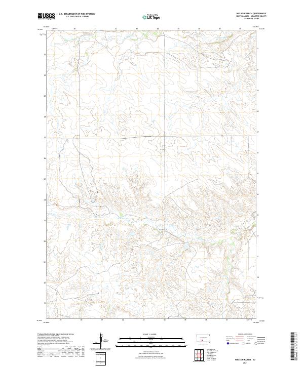 Nielson Ranch topographic map thumbnail