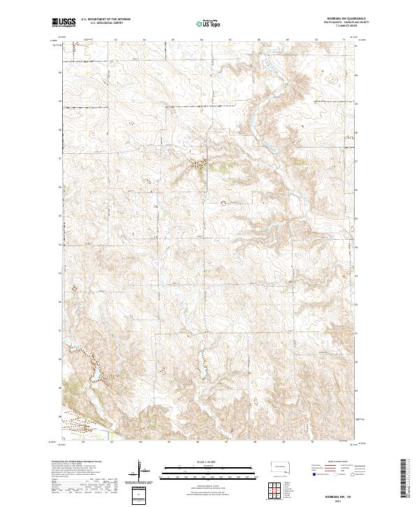 Niobrara NW topographic map thumbnail