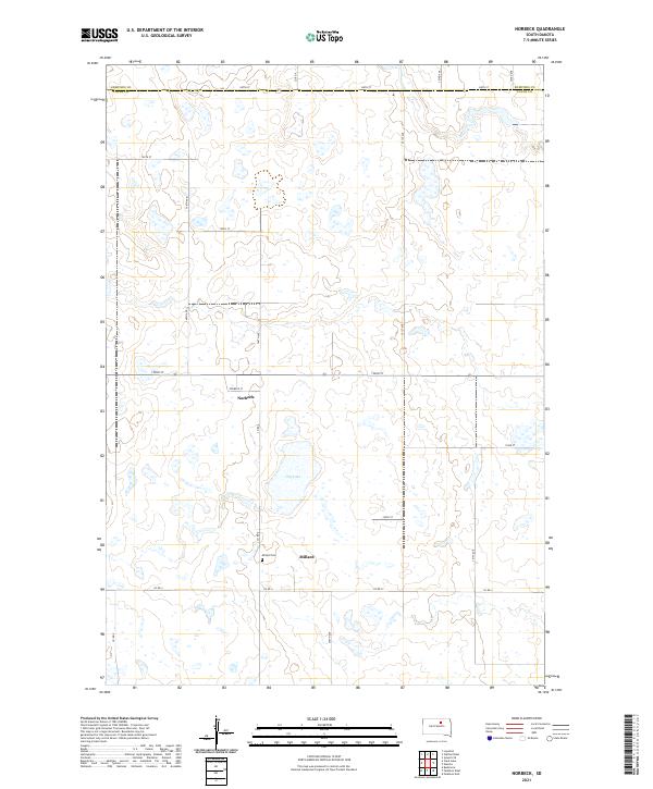 Norbeck topographic map thumbnail