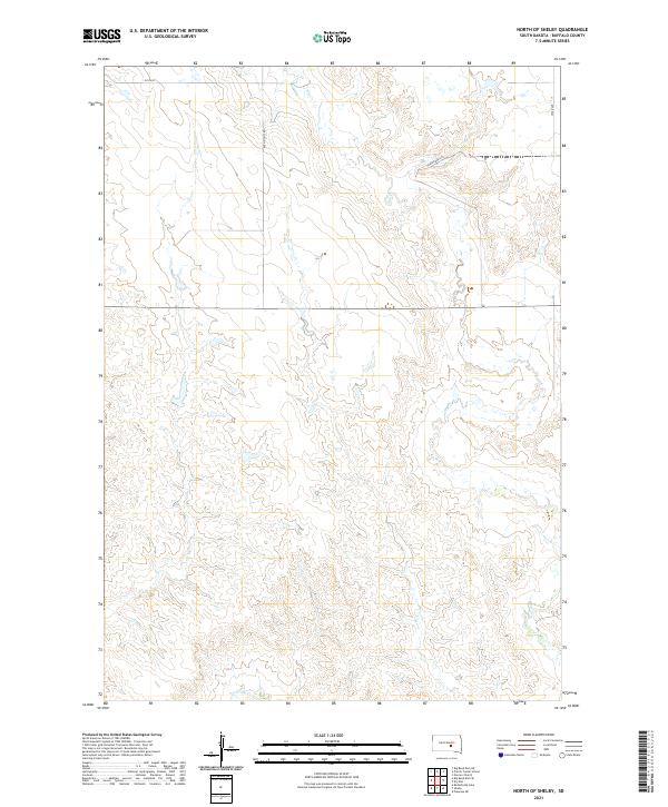 North of Shelby topographic map thumbnail