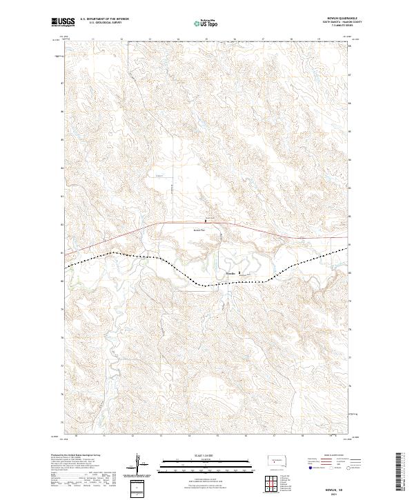 Nowlin topographic map thumbnail