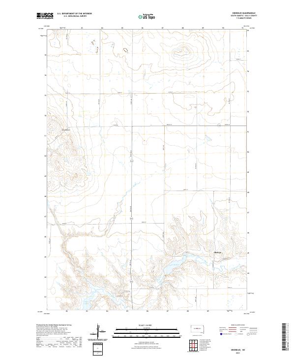 Okobojo topographic map thumbnail