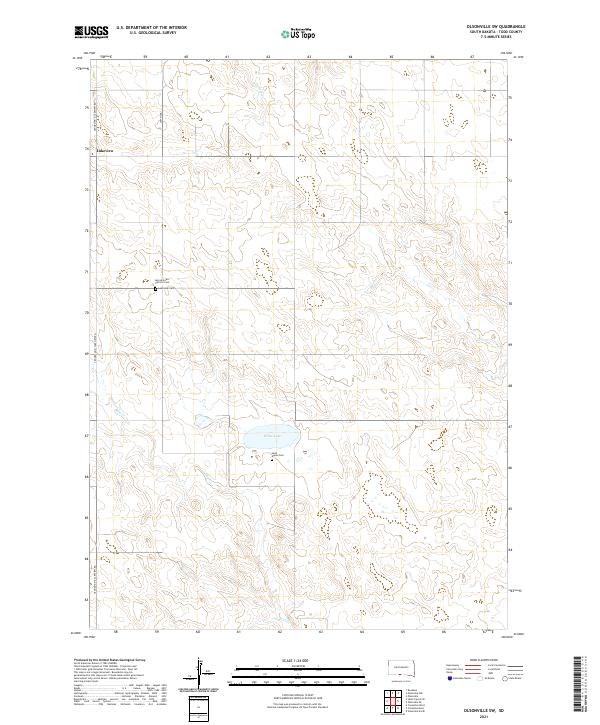 Olsonville SW topographic map thumbnail