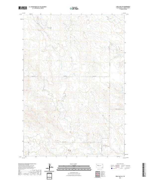 Opal East SE topographic map thumbnail