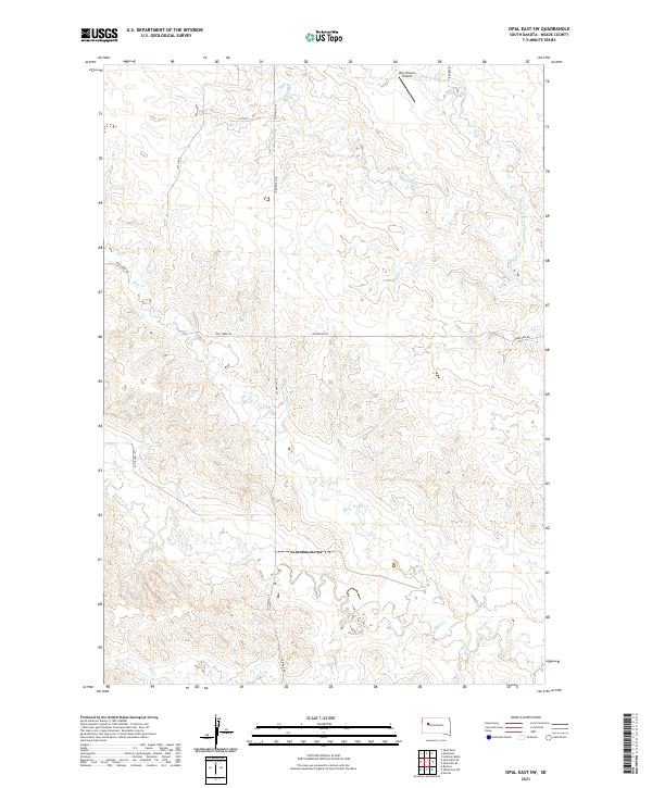 Opal East SW topographic map thumbnail