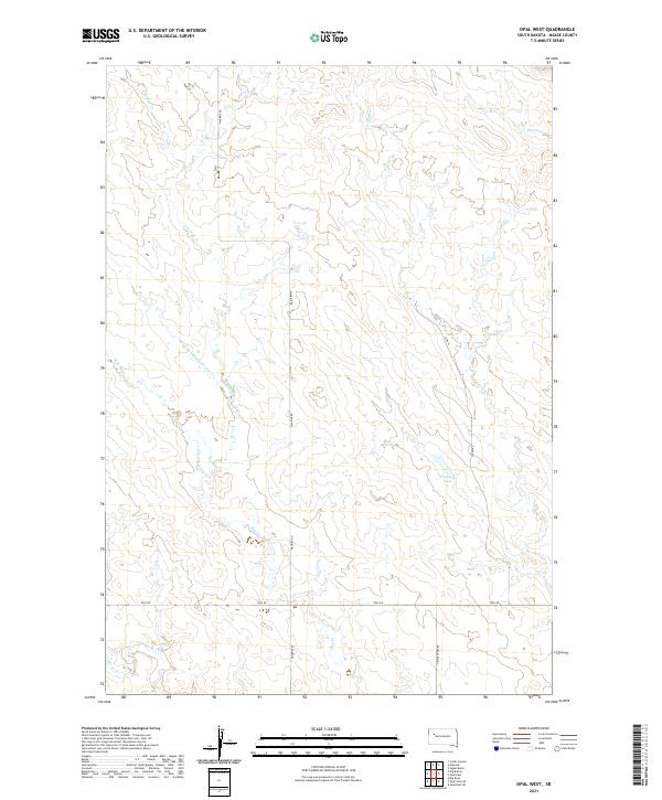 Opal West topographic map thumbnail
