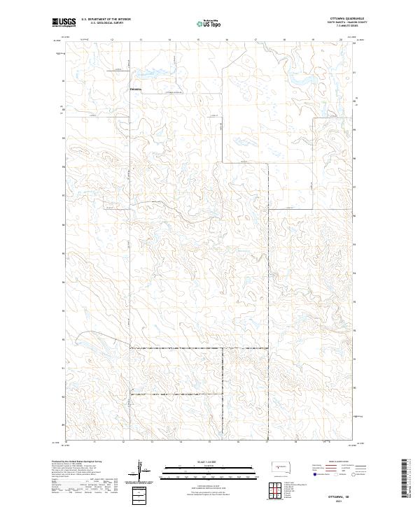 Ottumwa 2021 topographic map thumbnail