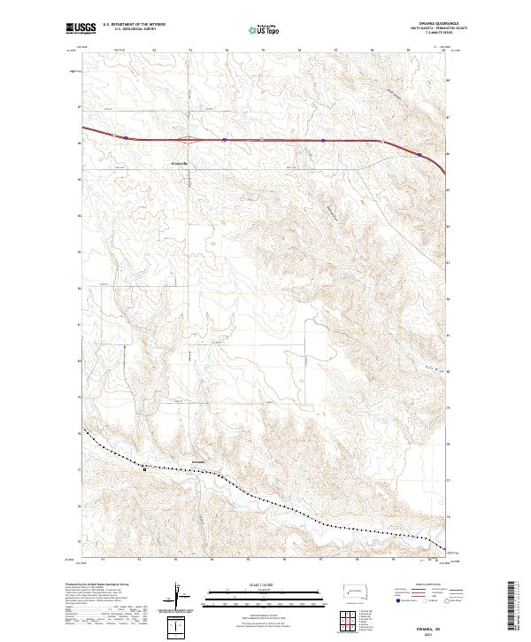 Owanka 2021 topographic map thumbnail