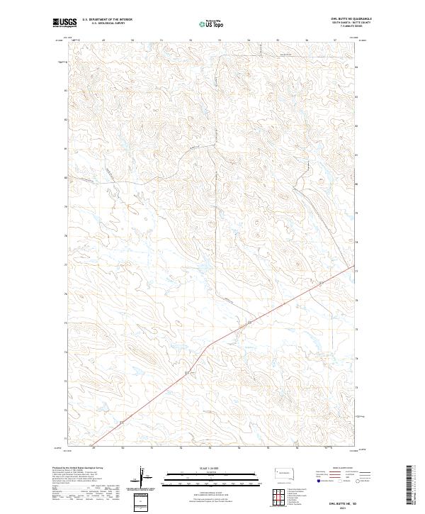 Owl Butte NE topographic map thumbnail