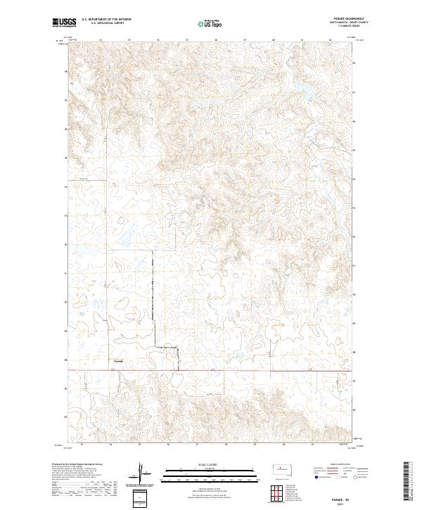 Parade 2021 topographic map thumbnail