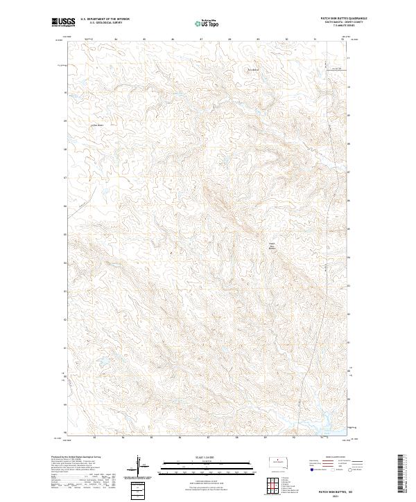 Patch Skin Buttes 2021 topographic map thumbnail