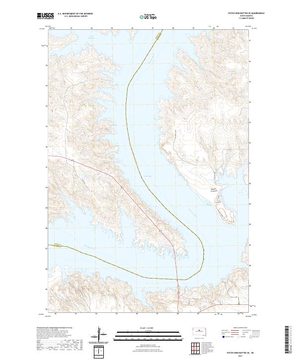 Patch Skin Buttes SE topographic map thumbnail