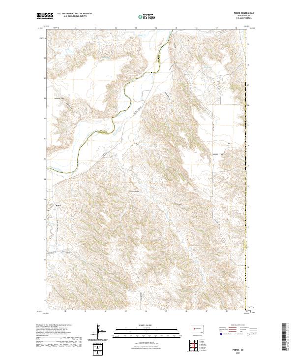 Pedro topographic map thumbnail
