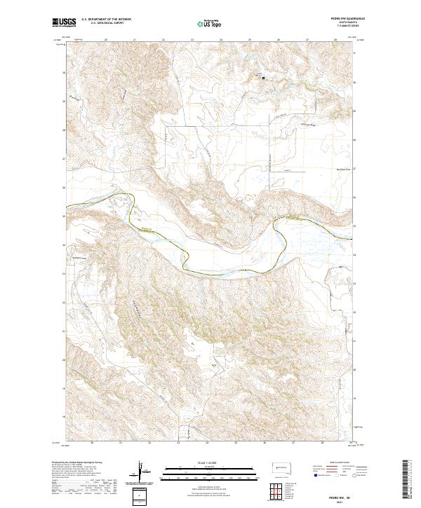 Pedro NW 2021 topographic map thumbnail