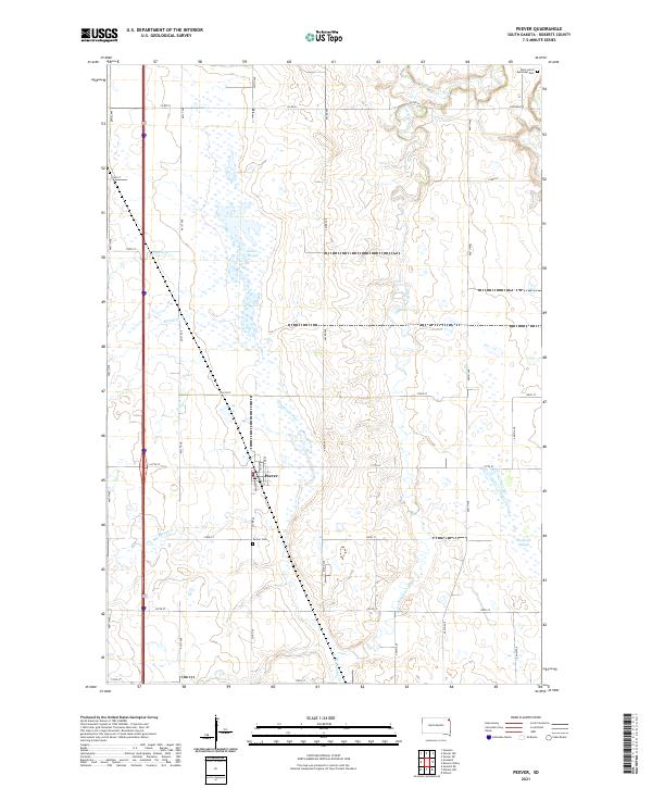 Peever 2021 topographic map thumbnail