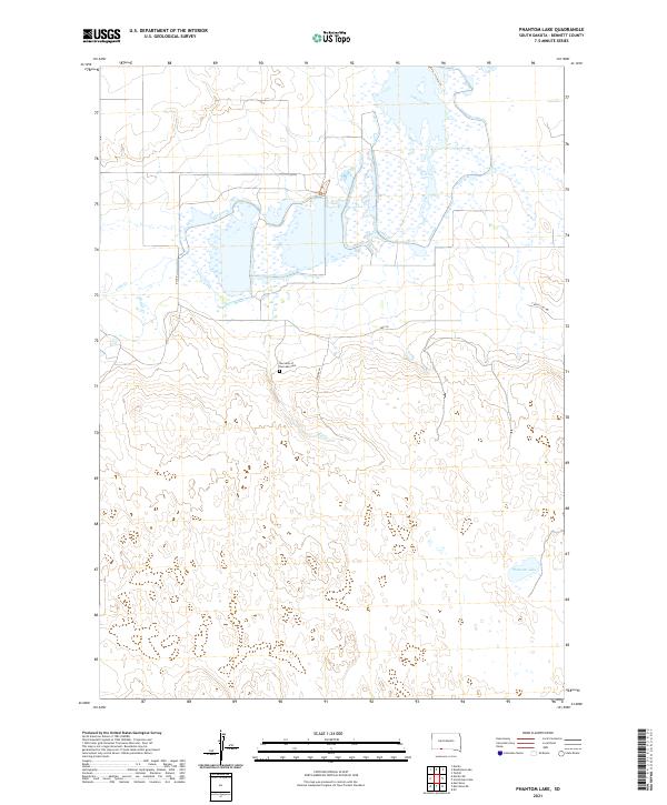 Phantom Lake 2021 topographic map thumbnail