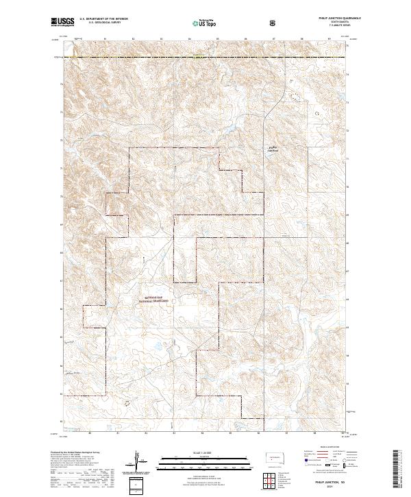 Philip Junction 2021 topographic map thumbnail