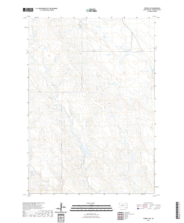 Powell NW topographic map thumbnail