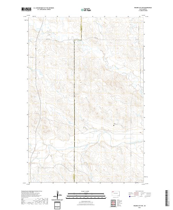 Prairie City NW topographic map thumbnail