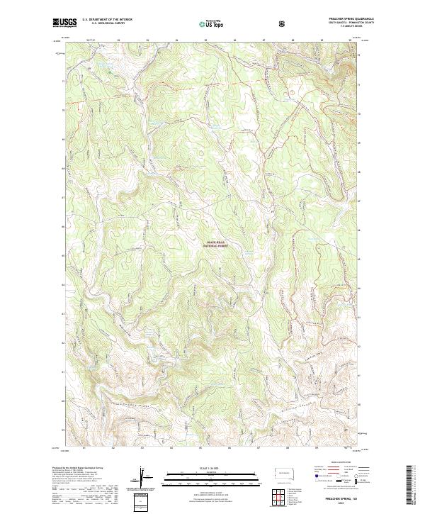 Preacher Spring 2021 topographic map thumbnail