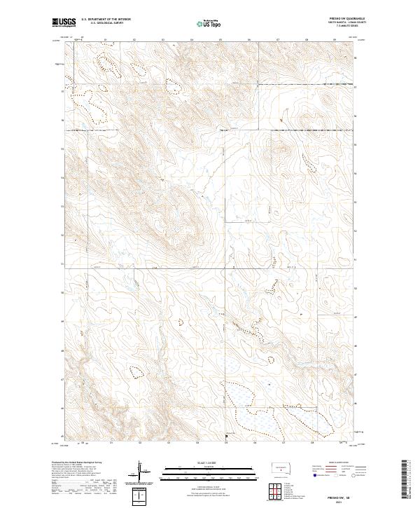 Presho SW topographic map thumbnail