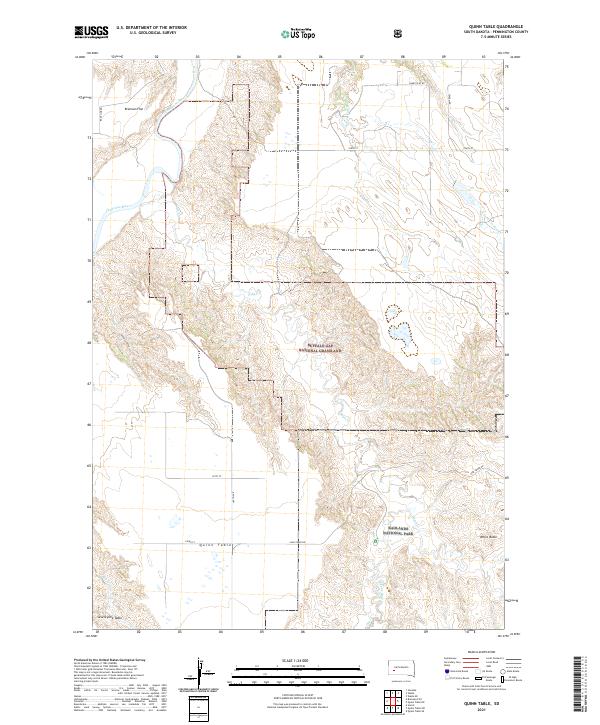Quinn Table 2021 topographic map thumbnail