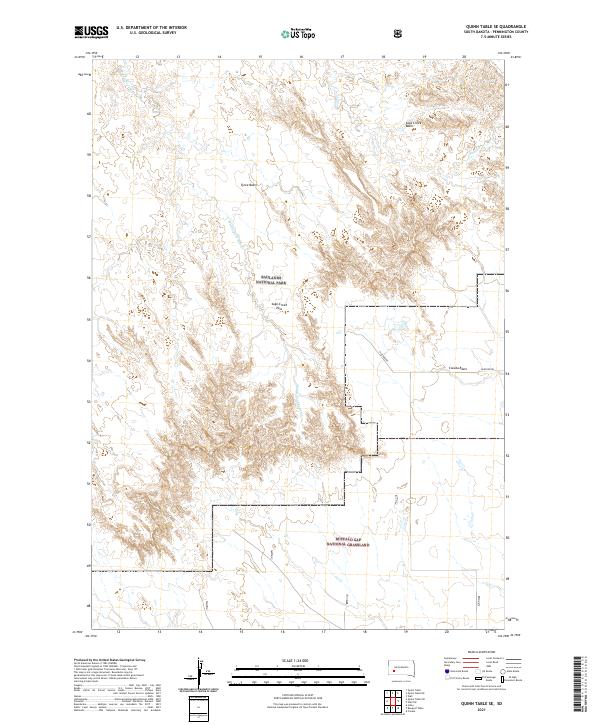 Quinn Table SE topographic map thumbnail
