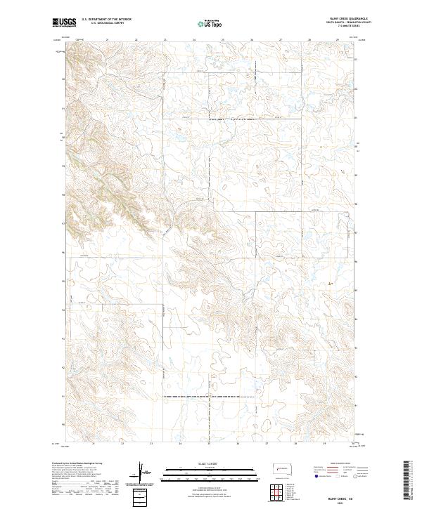 Rainy Creek topographic map thumbnail