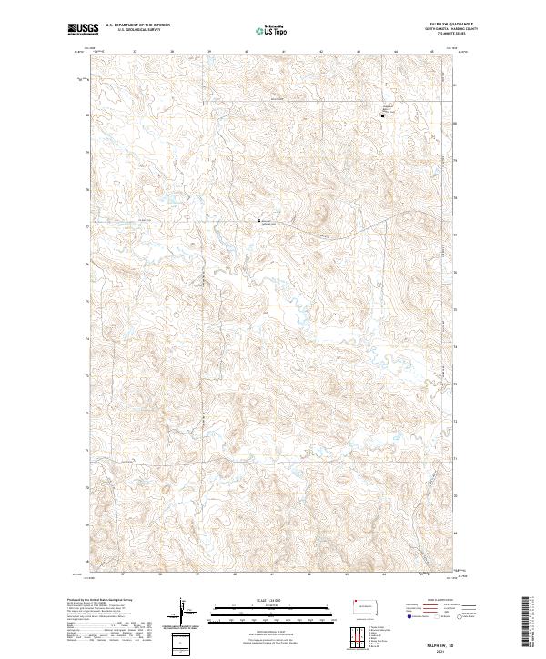 Ralph SW 2021 topographic map thumbnail