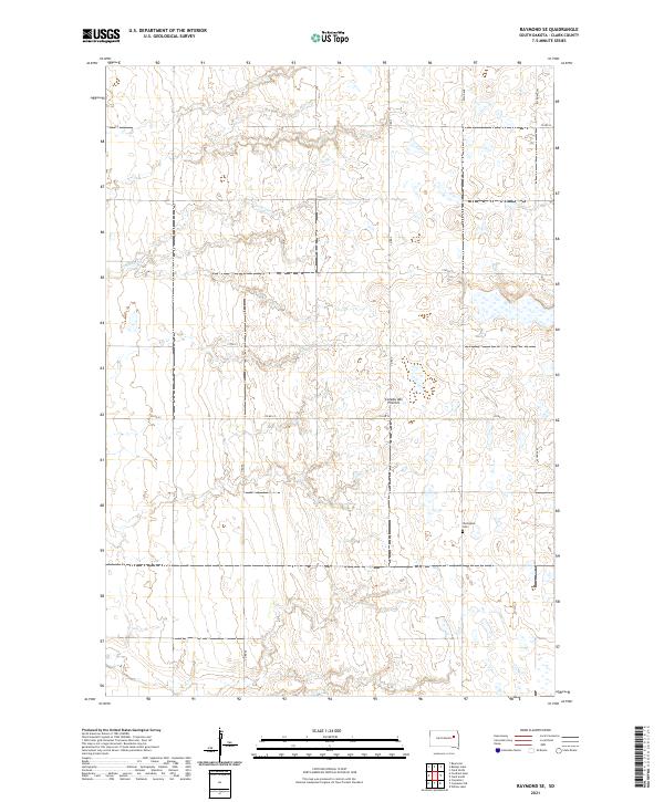 Raymond SE topographic map thumbnail