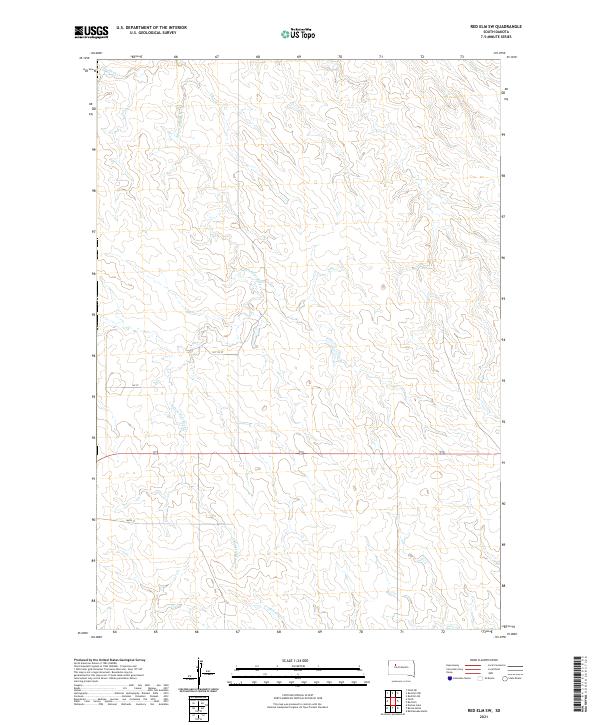 Red Elm SW topographic map thumbnail