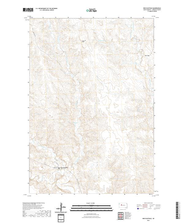 Red Scaffold 2021 topographic map thumbnail