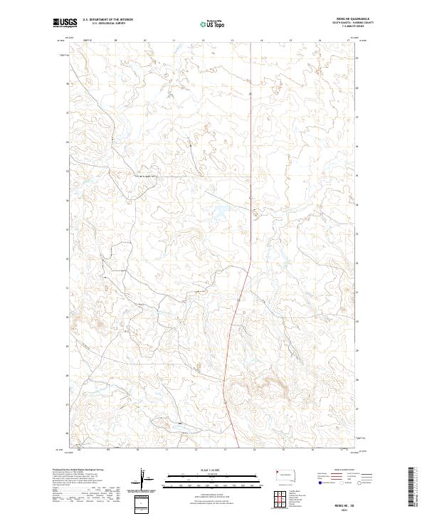 Redig NE topographic map thumbnail