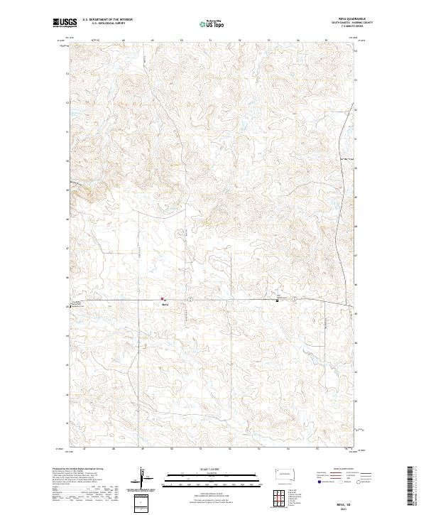 Reva 2021 topographic map thumbnail