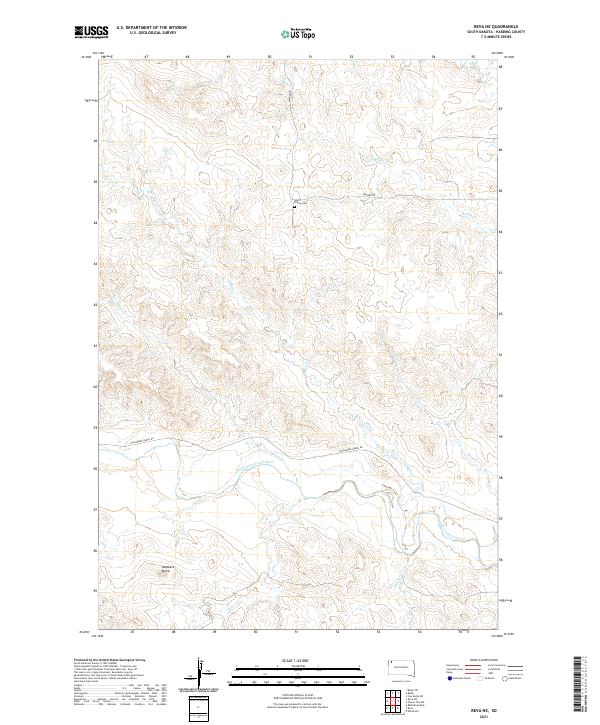 Reva NE topographic map thumbnail