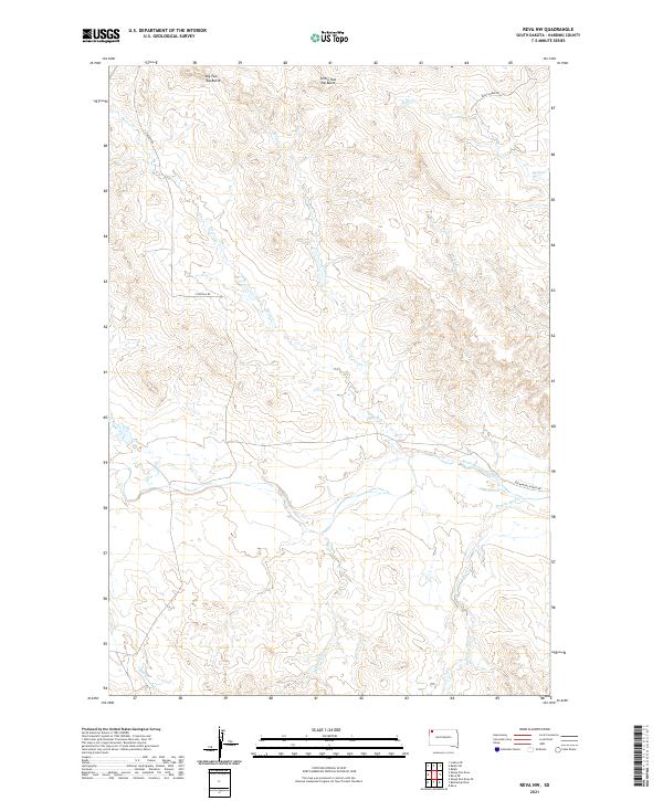 Reva NW 2021 topographic map thumbnail
