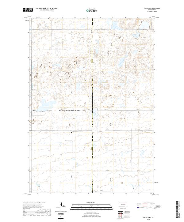 Rezac Lake topographic map thumbnail