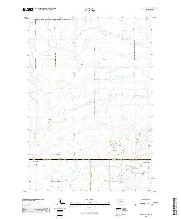 Rezac Lake NE topographic map thumbnail